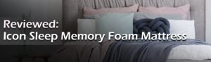 Icon Sleep 14 Inch Cool and Gel Memory Foam Mattress Review Featured Image.