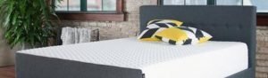 The 12 Park 11 Inch Deluxe Gel Memory Foam Mattress Set Up For Use.