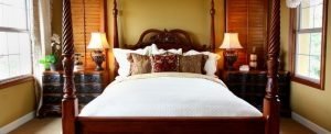 Latex Mattress in Bedroom.
