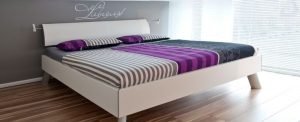 Purple Bedding that Goes With Gray Walls.
