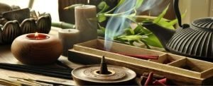 Burning Incense.