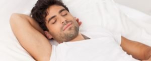 Man Sleeping Peacefully.